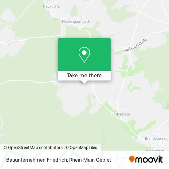 Bauunternehmen Friedrich map