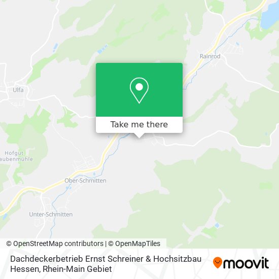 Dachdeckerbetrieb Ernst Schreiner & Hochsitzbau Hessen map