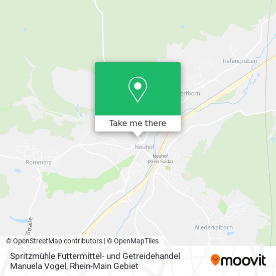 Spritzmühle Futtermittel- und Getreidehandel Manuela Vogel map