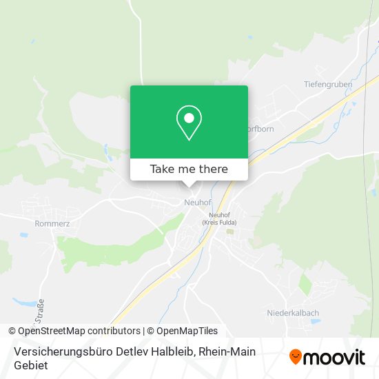 Versicherungsbüro Detlev Halbleib map