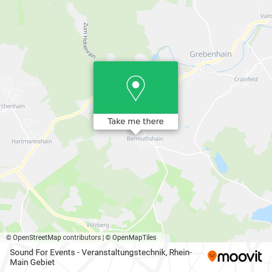 Sound For Events - Veranstaltungstechnik map