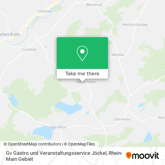 Карта Gv Gastro und Veranstaltungsservice Jöckel