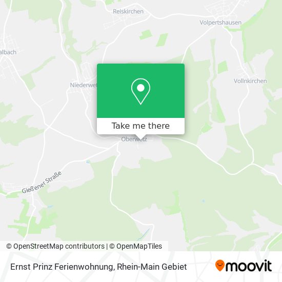 Ernst Prinz Ferienwohnung map