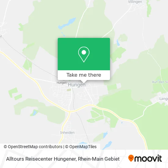 Карта Alltours Reisecenter Hungener