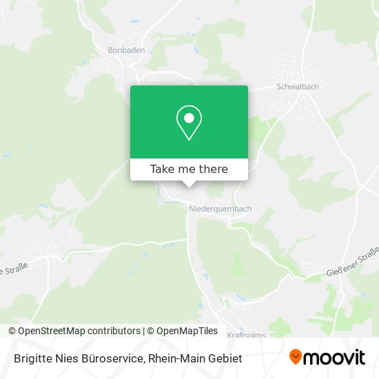 Brigitte Nies Büroservice map