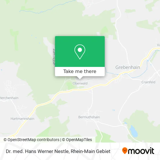 Карта Dr. med. Hans Werner Nestle