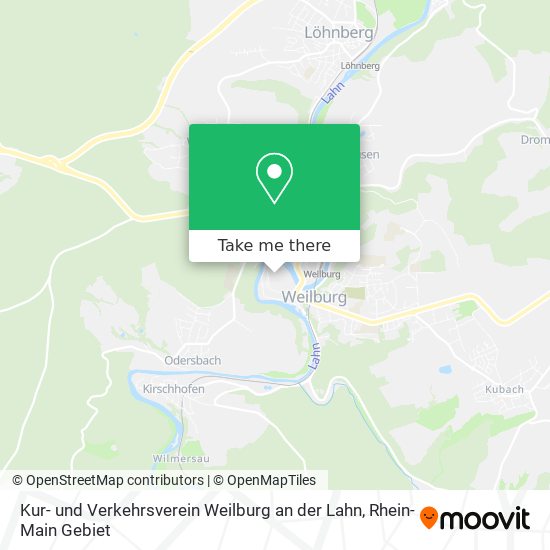 Kur- und Verkehrsverein Weilburg an der Lahn map