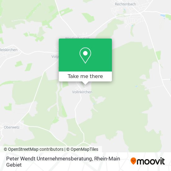 Peter Wendt Unternehmensberatung map