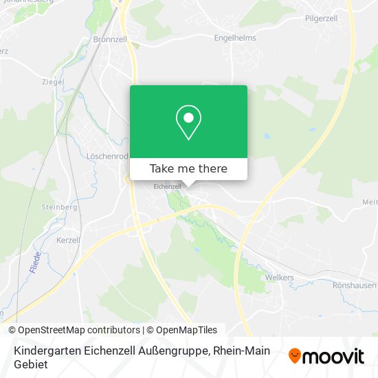 Карта Kindergarten Eichenzell Außengruppe