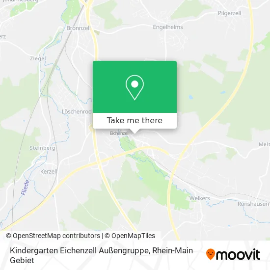 Карта Kindergarten Eichenzell Außengruppe