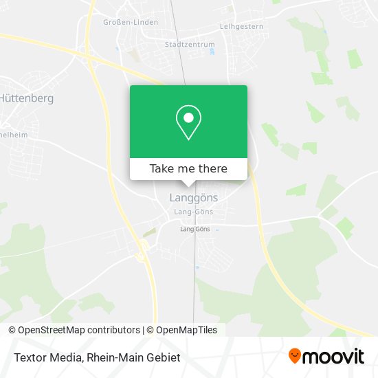 Textor Media map