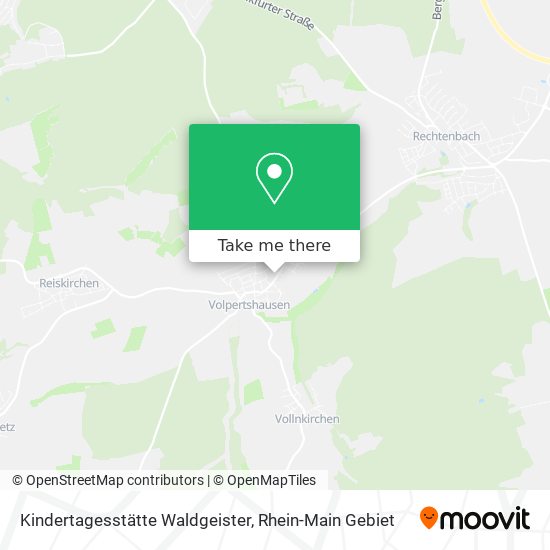 Kindertagesstätte Waldgeister map