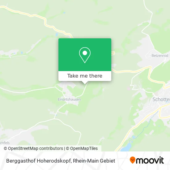 Карта Berggasthof Hoherodskopf