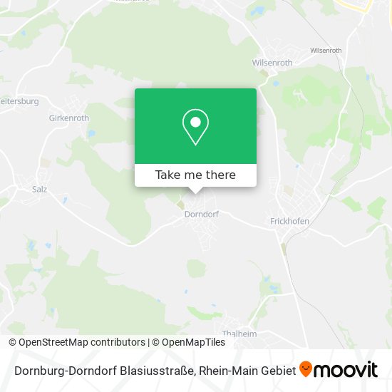 Dornburg-Dorndorf Blasiusstraße map