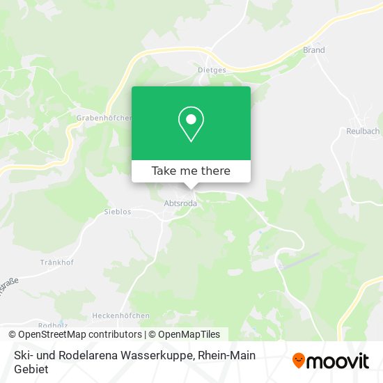 Ski- und Rodelarena Wasserkuppe map