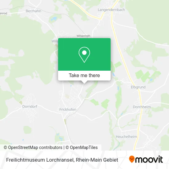 Карта Freilichtmuseum Lorchransel