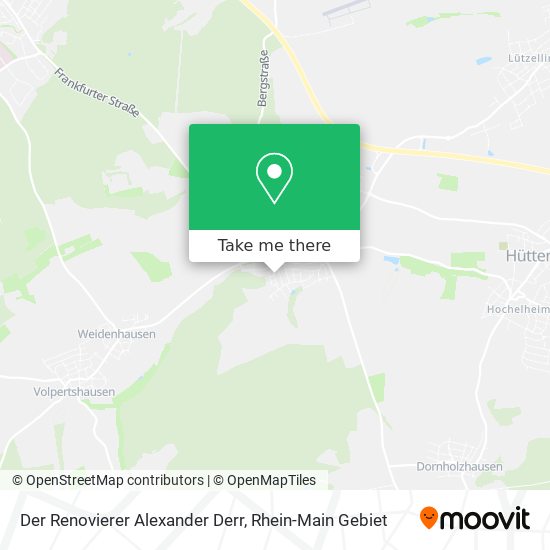 Der Renovierer Alexander Derr map