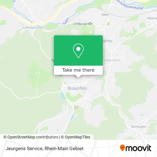 Jeurgens Service map