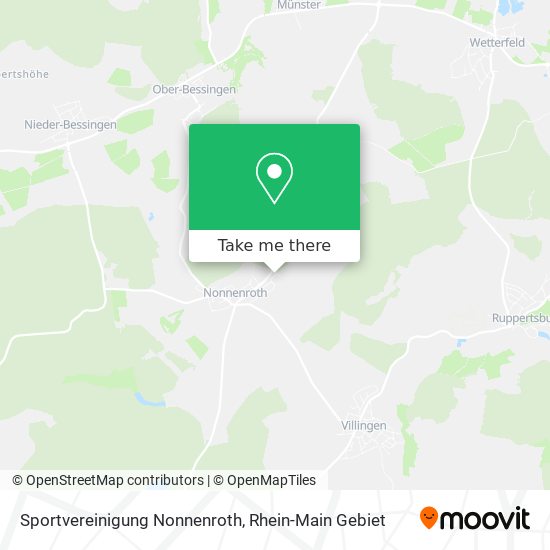 Sportvereinigung Nonnenroth map