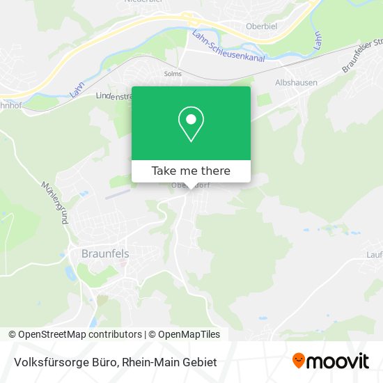 Volksfürsorge Büro map
