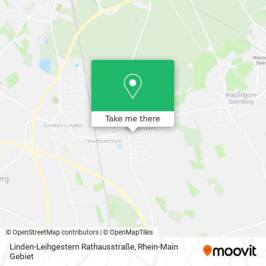 Linden-Leihgestern Rathausstraße map