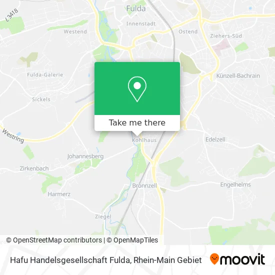 Карта Hafu Handelsgesellschaft Fulda