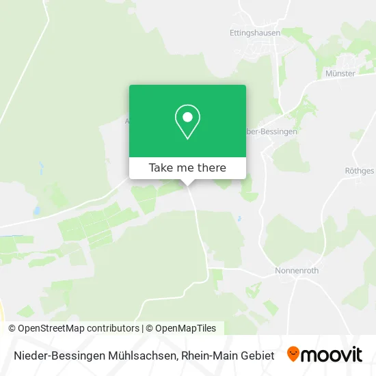 Карта Nieder-Bessingen Mühlsachsen