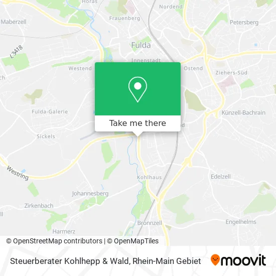 Карта Steuerberater Kohlhepp & Wald