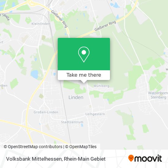 Volksbank Mittelhessen map