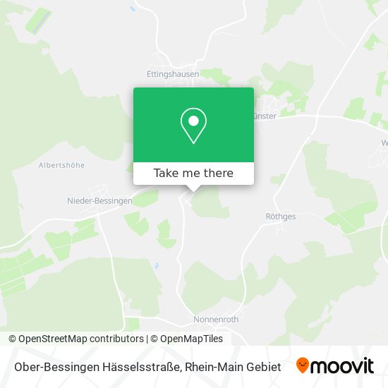 Ober-Bessingen Hässelsstraße map