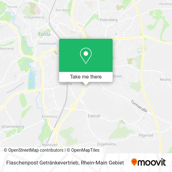 Карта Flaschenpost Getränkevertrieb