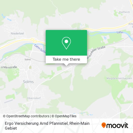 Ergo Versicherung Arnd Pfannstiel map