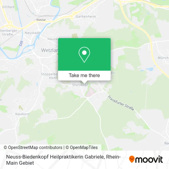 Neuss-Biedenkopf Heilpraktikerin Gabriele map
