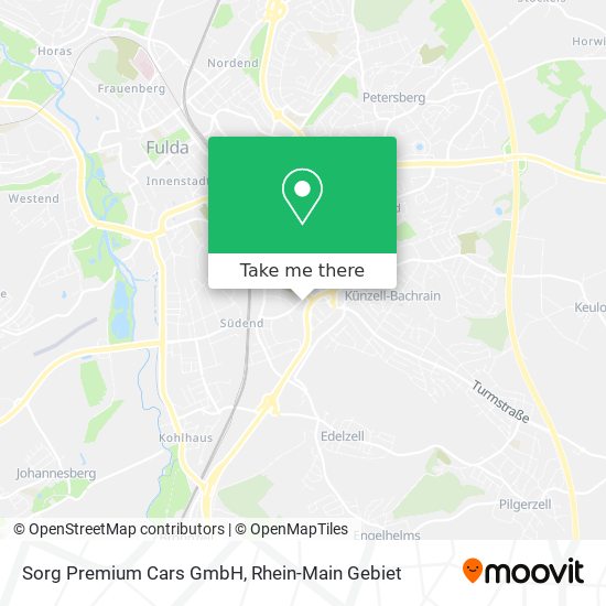 Sorg Premium Cars GmbH map