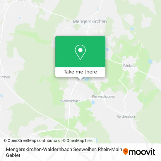 Карта Mengerskirchen-Waldernbach Seeweiher