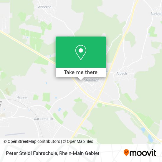 Peter Steidl Fahrschule map