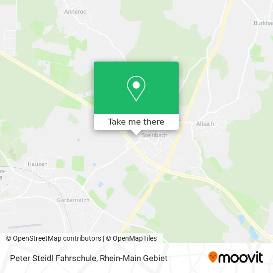 Карта Peter Steidl Fahrschule