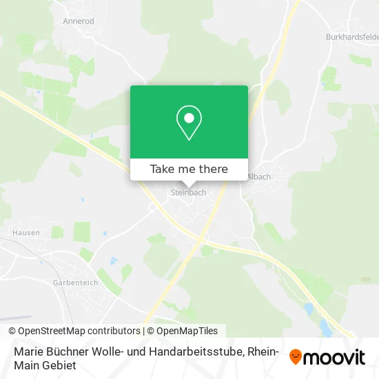 Карта Marie Büchner Wolle- und Handarbeitsstube