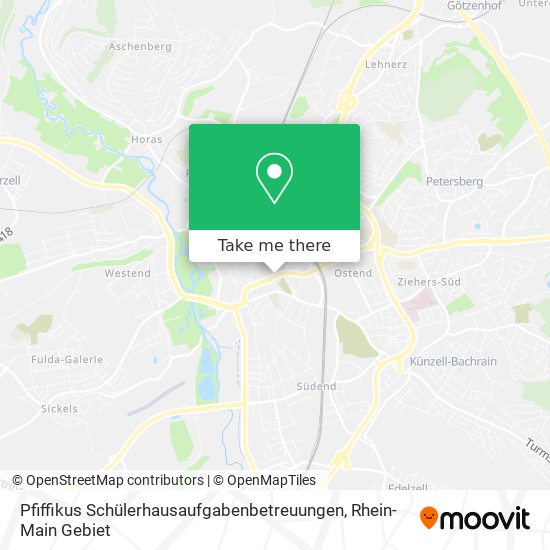 Pfiffikus Schülerhausaufgabenbetreuungen map