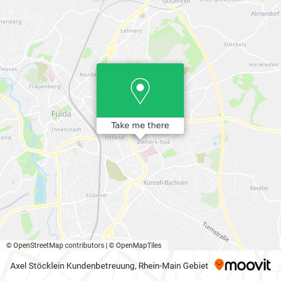 Axel Stöcklein Kundenbetreuung map