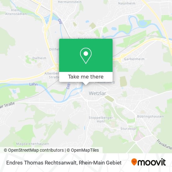 Endres Thomas Rechtsanwalt map
