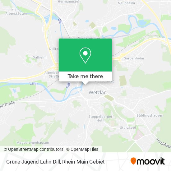 Grüne Jugend Lahn-Dill map