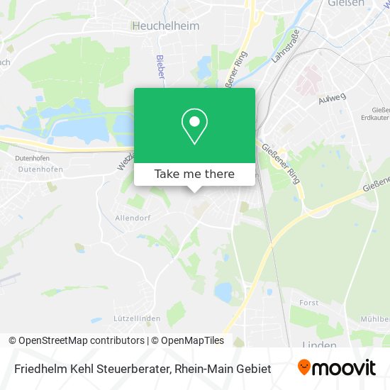 Friedhelm Kehl Steuerberater map