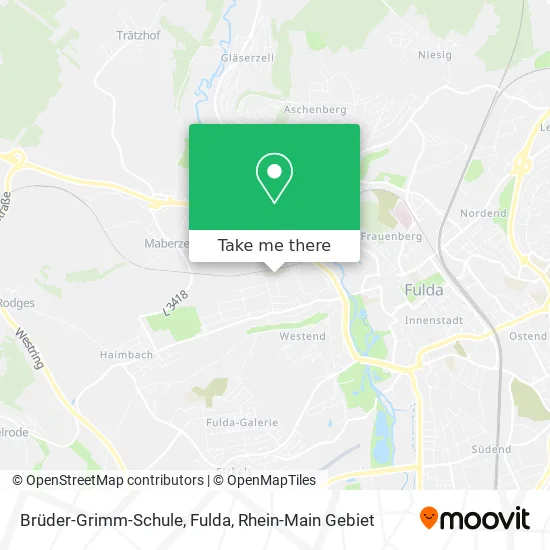 Карта Brüder-Grimm-Schule, Fulda