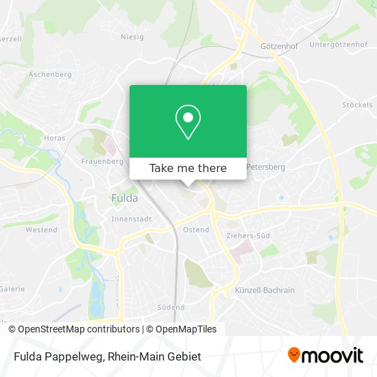 Карта Fulda Pappelweg