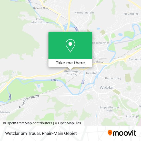 Wetzlar am Trauar map