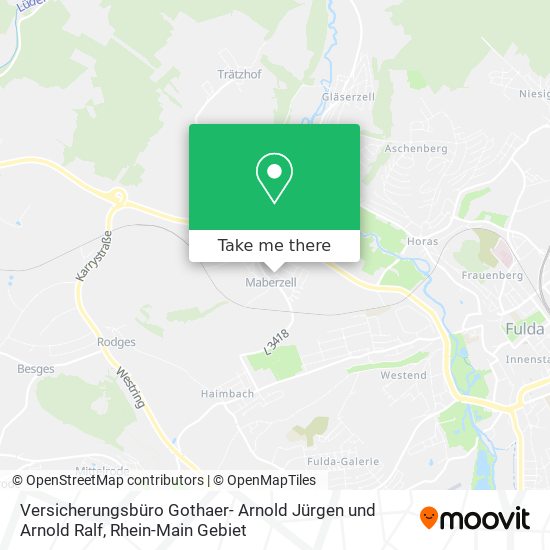 Versicherungsbüro Gothaer- Arnold Jürgen und Arnold Ralf map