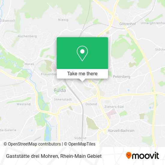 Карта Gaststätte drei Mohren