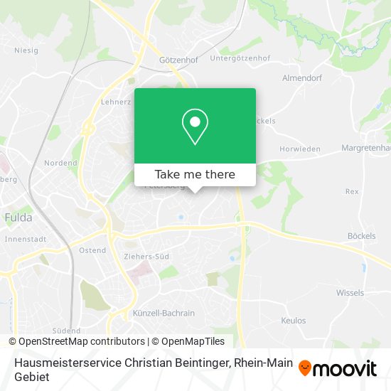 Карта Hausmeisterservice Christian Beintinger