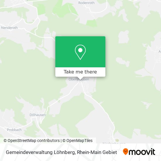 Карта Gemeindeverwaltung Löhnberg